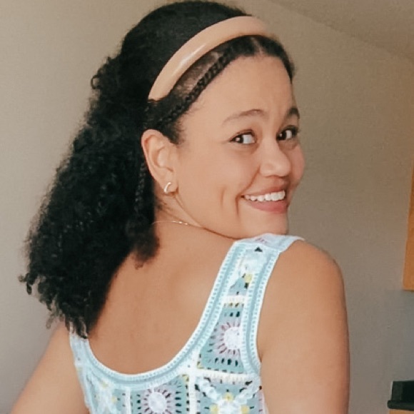 Bundle: 3 padded headbands - velvet and faux leather - Picture 2 of 4